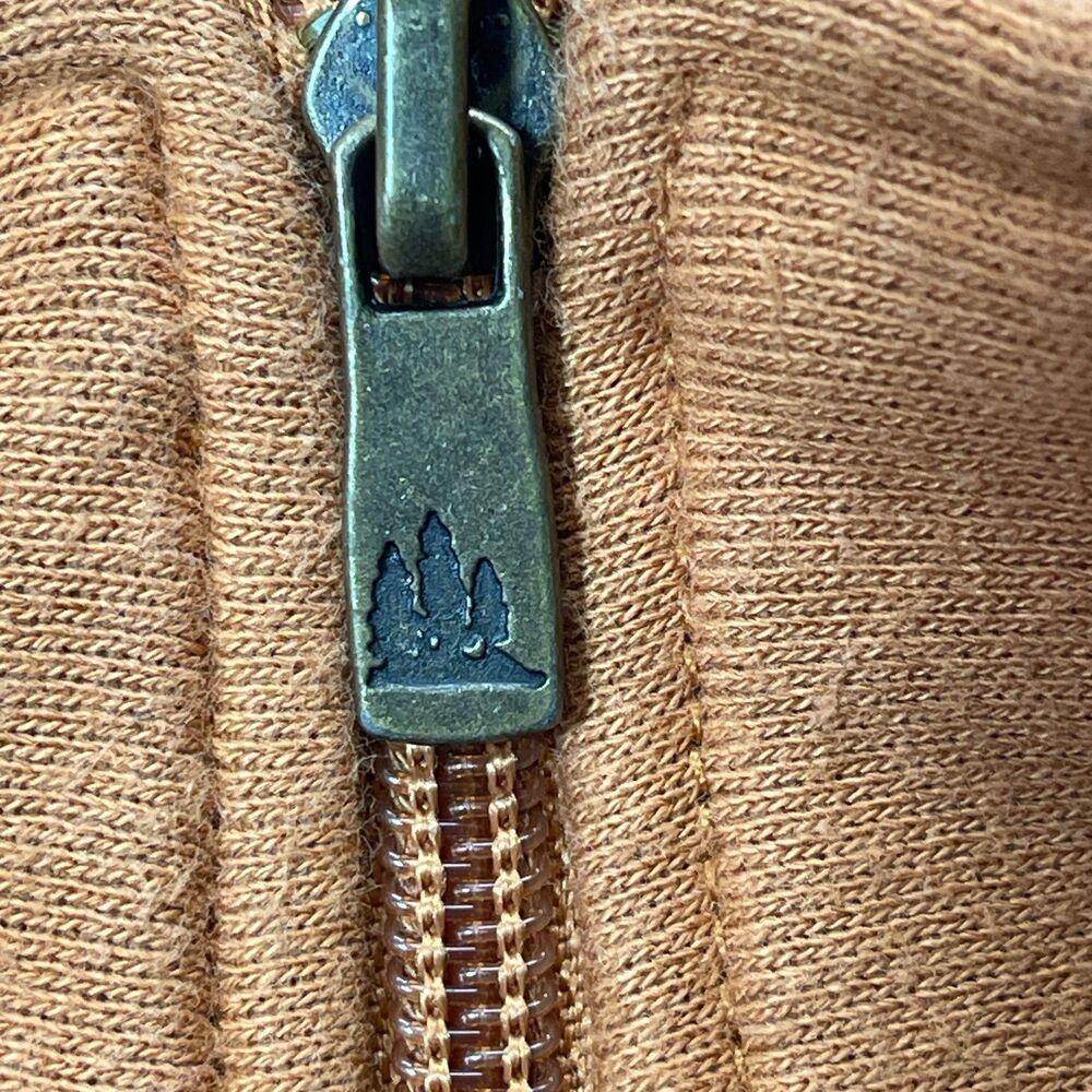 Outdoor Life 1/4 Zip Pullover Mens L Brown Minimalist Cozy Quiet Luxury Classic - Picture 5 of 15